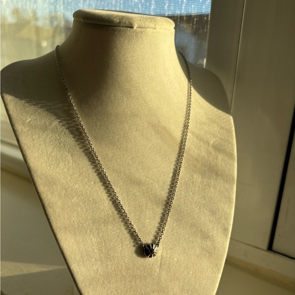 Coach Open Circle Stone Necklace - Picture 1 of 5